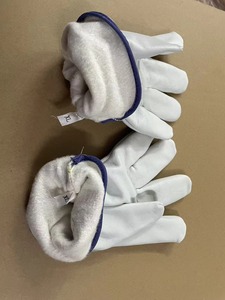 Gants de travail robustes en cuir de chèvre pour chauffeurs de camions, entrepôt, jardinage, travaux agricoles et soudure - Vente en gros - Product Image 3