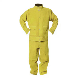 Traje de Soldadura de Cuero Vacuno de Primera Calidad para Hombre, Chaqueta Antiestática, Ropa de Seguridad Cómoda, Protección Personal - Product Image 2