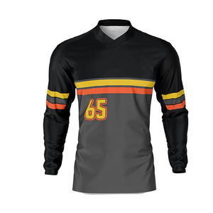 Maillot de VTT professionnel à manches longues coupe-vent personnalisé par sublimation, grande taille, pour descente - Product Image 5