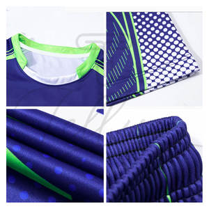 Nouvelle conception, uniforme de rugby respirant de haute qualité, imprimé sur mesure, manches courtes, grande taille, vente en gros - Product Image 3