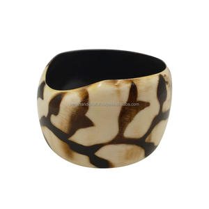 Resin <b>Bangle</b> Art Design Resin and <b>Glass</b> Bracelet - Product Image 1