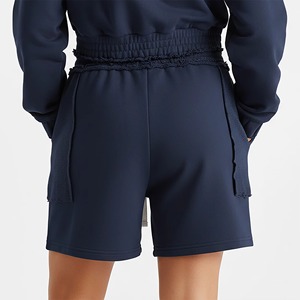 High Quality Wholesale Custom Women Shorts Blank 100% Cotton Summer Casual Fleece Sweat Shorts for Women Made in Pakistan - Product Image 2