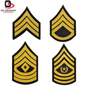 Écussons brodés haut de gamme pour manches, logo personnalisé, vente en gros d'usine, service OEM ODM, qualité export, commande en gros - Product Image 1