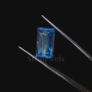 Diamante Cultivado en Laboratorio con Corte Baguette Azul de 1CT, 2CT, 3CT, 4CT, Certificado por IGI, Diamante Suelto para Fabricantes de Joyería - Product Image 3