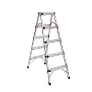 Wholesale Industrial Safety <b>Platform</b> Ladder Durable Aluminum Alloy Guard Rails Foldable Portable Extension Ladders High Load - Product Image 3