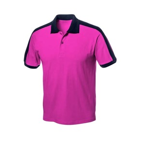 Vêtements de travail en polyester tricoté imprimé pour chemise avec col côtelé, logo personnalisé brodé pour adultes - Product Image 5