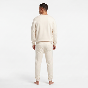 <b>Men's</b> Sweatshirt Jogger Set Two Piece Tracksuit Crew Neck <b>Pullover</b> Casual Streetwear Custom Printed Logo Wholesale - Product Image 2