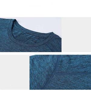 Conjunto de Shorts Casuales de Verano para Hombre, 2 Piezas, Tejido de Punto, Color Sólido, Transpirable, Camiseta de Manga Corta - Product Image 3