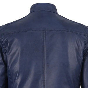 Chaqueta de Motociclista de Piel de Oveja 5KINGZ SPORTS, para Hombre, Acolchada, Corte Ajustado, Reversible, Impermeable, Ecológica, de Invierno - Product Image 6