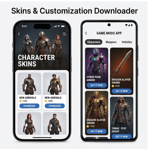 Aplicación de modificaciones de juegos RoyalCraft: descarga modificaciones, diseños, complementos, herramientas de juego y mejoras personalizadas para IOS/Android/Linux/Mac - Product Image 3