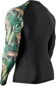 Camiseta de Compresión de Manga Larga para Hombre, para BJJ y MMA, con Costuras Planas, para Grappling, Venta al por Mayor en EE. UU. y Europa - Product Image 2