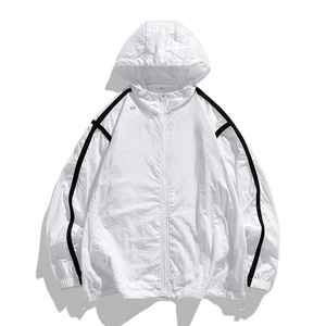 Chaqueta Cortavientos Deportiva Personalizada de Primera Calidad, Talla Grande, Reversible, con Cierre, Transpirable, Mangas Largas, Color Personalizado - Product Image 4