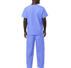 Unisex Hospital <b>Scrubs</b> Medical Uniform Comfortable Breathable Nursing Doctor Clinic Daily Workwear <b>Set</b> - Product Image 2