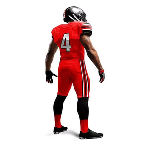 Uniformes de football américain personnalisés pour hommes, shorts imprimés, 100% polyester, respirants, anti-humidité, protection UV, service OEM - Product Image 6