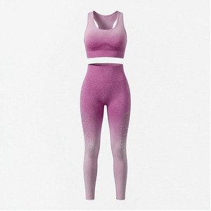 Conjunto de Yoga Personalizado Ecológico, Ligero y Transpirable para Mujer, Ropa Deportiva con Logotipo Personalizado, Ropa de Gimnasio, Ropa Deportiva para Entrenamiento - Product Image 2