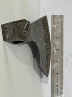 Hache à double lame en acier Damas de qualité industrielle, fabriquée sur mesure par Jahangir Enterprise, avec manche en bois, motif Viking, pour l'extérieur, modèle 4