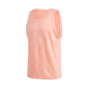 เสื้อกล้ามถักนิตติ้งผ้าฝ้ายคอกลมสำหรับผู้หญิง แขนกุด สีพื้น ใส่สบาย ทรงเข้ารูป แห้งเร็ว ระบายอากาศดี ขายส่ง รับผลิตแบบ OEM - Product Image 3