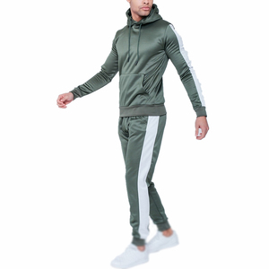 Conjunto Deportivo de Diseño Superior, Estilo Slim, Lavado Ácido, Ligero, Impermeable, con Franja Lateral, para Hombre, Personalizable - Product Image 1