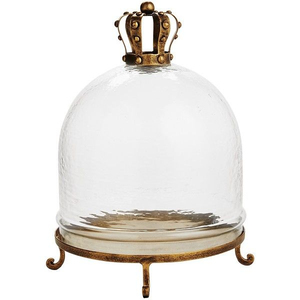 Supports à gâteaux en métal au design attrayant avec couvercle en verre, présentoir à desserts rond de haute qualité, accessoires pour gâteaux d'anniversaire à domicile - Product Image 4