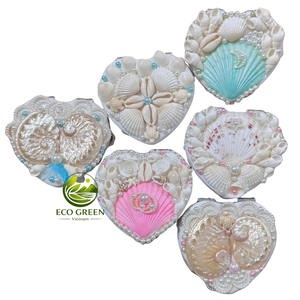 Handmade Pocket <b>Mirror</b> with Shell Decoration Heart Cosmetic <b>Mirror</b> Travel Beauty Accessory Gift for Women - Product Image 4