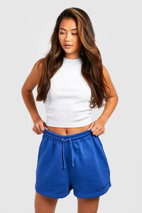 Shorts de sport personnalisés en maille pour femmes, 100 % coton molletonné, fabriqués au Pakistan - Product Image 2