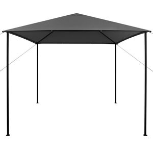 Grand gazebo carré pliable en acier avec auvent et pergola pour charbon de bois - Product Image 2