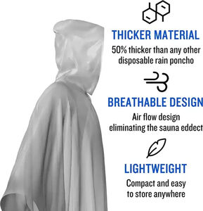 Waterproof Lightweight Nylon Outdoor Tour <b>for</b> <b>for</b> Daily Rain Protection-Foldable & Durable - Product Image 4