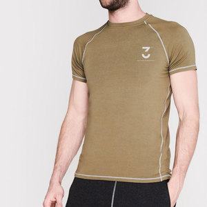 OEM Performance Apparel <b>Men</b> Gym T Shirts Crafted With Lightweight <b>Stretch</b> Construction For Fitness And Sportswear - Product Image 1