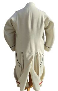 Abrigo de Granadero Napoleónico para Hombre, Uniforme Histórico, Doble Botonadura, Reenactación, Regimiento Francés de 1779, Abrigo Largo y Grueso - Product Image 4