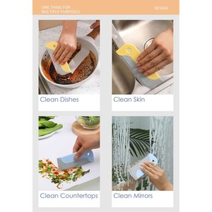 Set di 3 Piccoli Raschietti per Finestre, Specchi, Vetri del Bagno, Doccia, Piani di Lavoro della Cucina e Lavelli - Product Image 4