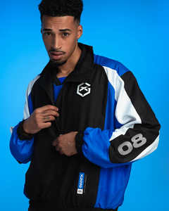 Veste de survêtement sportive écologique pour homme GX, style streetwear, manches longues, color-block, col à capuche avec cordon de serrage, respirante - Product Image 3