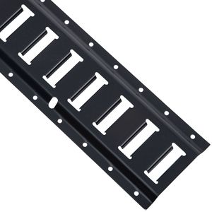 Set di 30 Pezzi E-Tracks da 1,5 m con 4 Binari in Acciaio, 2 Binari a Singola Fessura, 8 Anelli a O, 8 Fissaggi a D, Kit Binari D-Track per Fissaggio - Product Image 4