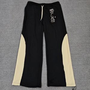 Joggers personnalisés pour hommes en nylon/coton, coupe évasée, anti-statique, avec lacets, pour le streetwear et le style hip-hop, pour un design avant-gardiste - Product Image 1