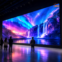 Pantalla LED Extra Grande para Galerías de Arte Interiores, Video Wall Digital Inmersivo para Proyectos de Exhibición en Museos