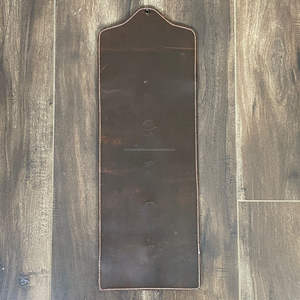 Organizador de Bufandas de Cuero Genuino Hecho a Mano para Colgar en la Pared, Estilo Rústico Occidental, con Anillas para Bufandas, Cinturones y Corbatas - Product Image 6