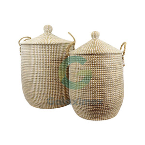 New Design Wholesale <b>Seagrass</b> <b>Storage</b> <b>Basket</b> Home <b>Storage</b> & Organization for <b>Storage</b> Container Wholesale Supplier Top - Product Image 5