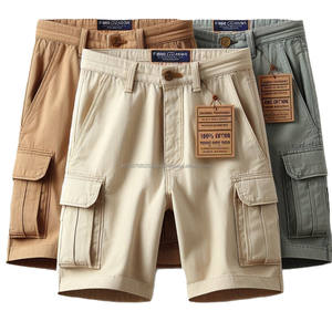 Nouveau design 2025 Short cargo pour homme Pantalon court en coton de haute qualité avec poches cargo en couleurs premium Short de marque privée - Product Image 4