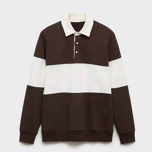 เสื้อสเวตเชิ้ตผู้ชายแบบหนา ซับในขนสองด้าน ผ้าฝ้าย 100% ระบายอากาศ กันลม ปักลาย ราคาส่งสุดคุ้ม - Product Image 4