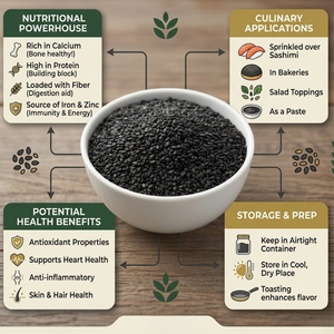 เมล็ดงาดำเปลือกแข็ง SEEDS 9 |   สินค้าเกรดธรรมชาติแท้ 100% ขายส่งจำนวนมาก คุณภาพส่งออก ราคาดีที่สุด ไม่มีสารเติมแต่ง 12-18 - Product Image 5