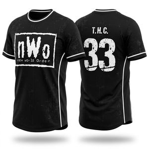 Camiseta de Béisbol Raglán de Color Sólido para Hombre, Manga Tres Cuartos, Cuello Redondo, Blanca y Roja - Product Image 5