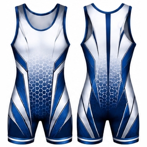 Quick Dry <b>Wrestling</b> <b>Singlets</b> for Men Youth Custom Printed Competition Training Athletic Sportswear Wholesale - Product Image 1