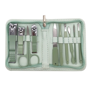 Custom Logo Factory Price Professional Manicure Set Stainless Steel <b>Nail</b> Clippers Pedicure Tool <b>Kit</b> 7-in-1 Grooming <b>Kits</b> Box - Product Image 4