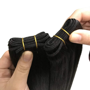 Extensiones de Cabello Humano Remy Virgen Indio de Templo, Doble Trama a Máquina, 100% Natural, Todos los Colores, Grado 9A, Precio Directo de Proveedor Mayorista - Product Image 3