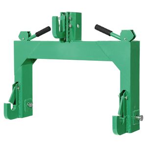 Attacco Rapido a 3 Punti per Capacità di Sollevamento di 1800 Kg, Adattamento a Bullone Regolabile su 5 Livelli per Trattori e Rimorchi Categoria 2 - Product Image 1