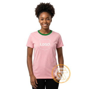 T-shirt de sororité Alpha Kappa pour femme en gros - 100 % coton jersey respirant, écologique, anti-plis, vêtement d'été - Product Image 2