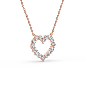 Pendentif en diamant de laboratoire rond de 1,5 carat certifié IGI, en argent 925, style unique, léger, taille brillant, bijoux fins pour mariage - Product Image 5