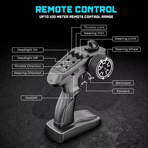 Mirana High Speed Hobby Grade RC Rock Crawler Spectre 1:10 Scale Toy for Kids Adults 50 Kmph App-Controlled Remote USB Cable - Product Image 5
