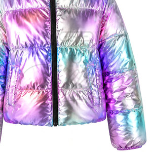Chaqueta Acolchada con Capucha para Mujer, Abrigo Acolchado, Ropa de Abrigo Cálida para Invierno, Último Diseño, Chaquetas Acolchadas para Mujer, Chaquetas de Alta Calidad con Cierre - Product Image 3