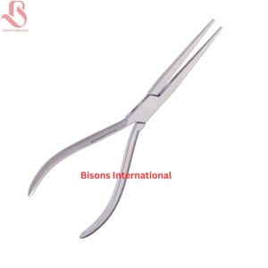 คีมปากแบนคุณภาพสูงแบบแมนนวล ยี่ห้อ BISONS ผลิตจากสแตนเลสสตีล เหมาะสำหรับงานผ่าตัด - Product Image 3