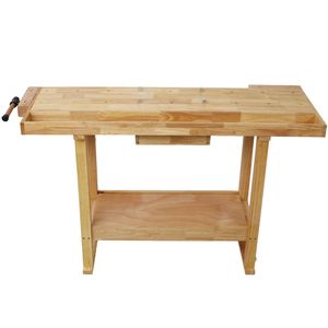 Banco da Lavoro per Falegnameria da 55 Pollici con Morsa ad Azione Rapida da 7 Pollici per Officina o Lavorazione del Legno Domestica - Product Image 5
